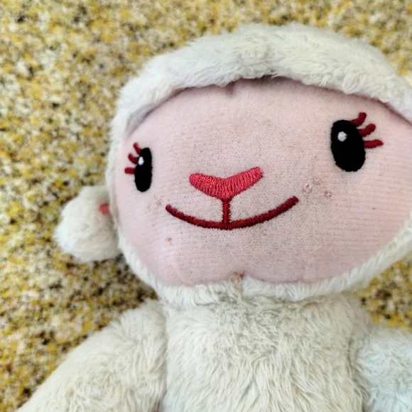 ✓Ty Beanie Babies Disney Doc McStuffins 8" LAMBIE Beanbag Plush Stuffed Toy - Picture 4 of 16